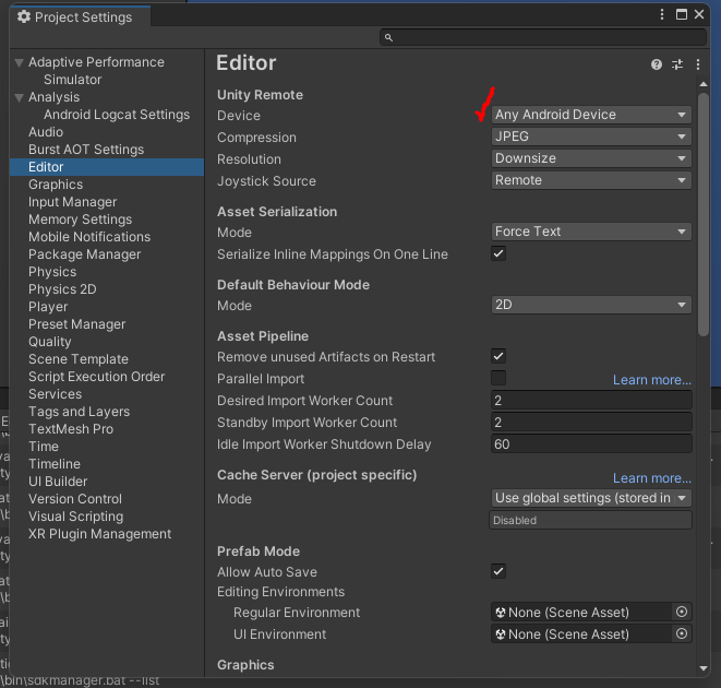 unity remote 5